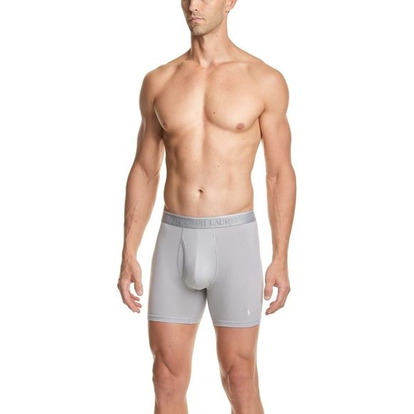 POLO RALPH LAUREN CLASSIC BOXER BRIEFS COLOR NWBBP3 BLACK/CRUISE/GREY - Picture 6 of 11